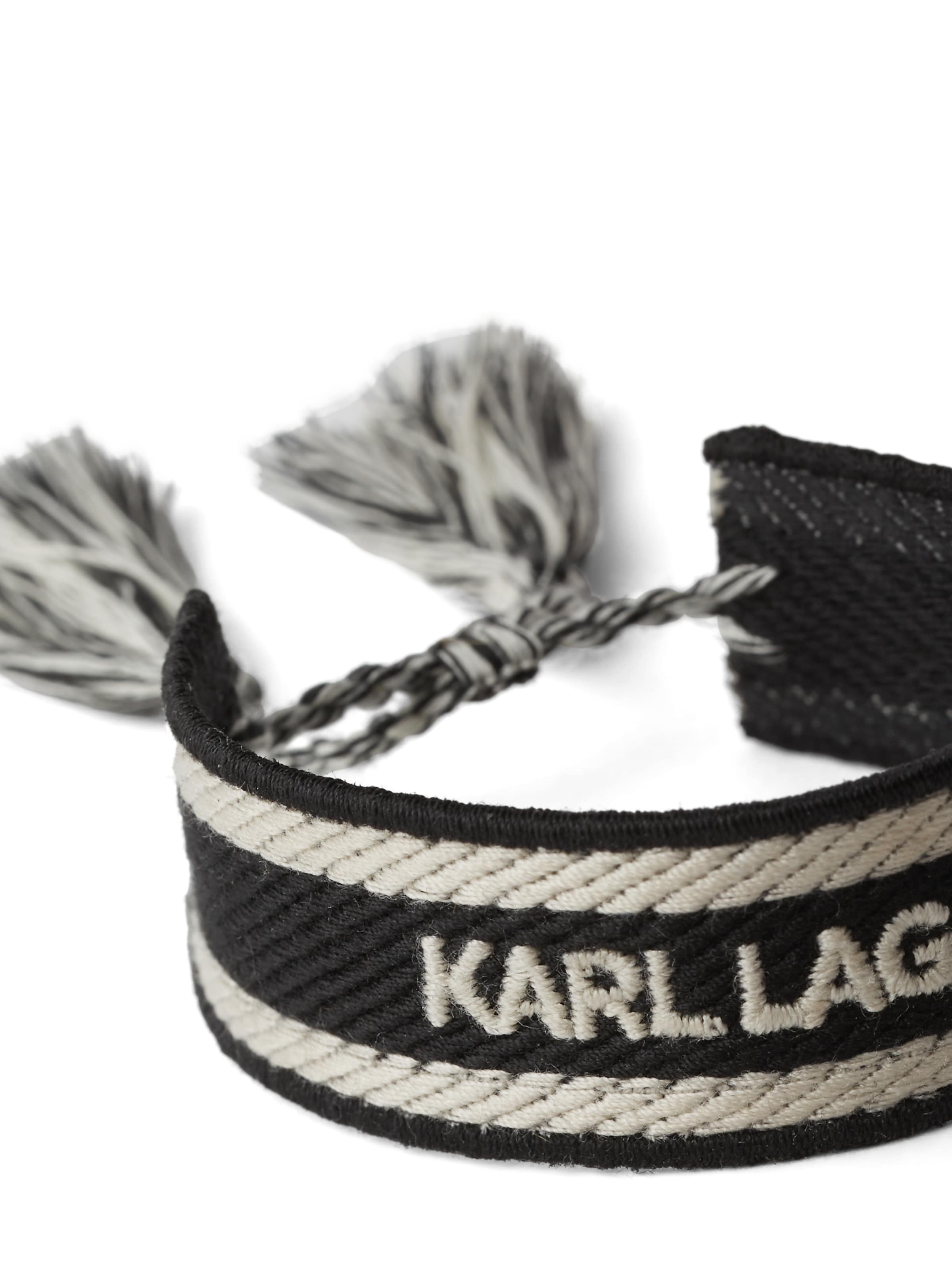 Karl Lagerfeld - Pulseira 'K' em cinzento