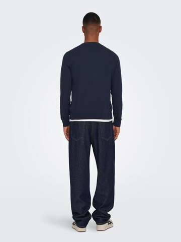 Only & Sons - Pullover 'Rex' em azul