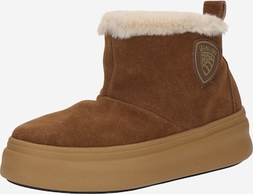 Blauer.USALežerne čizme - smeđa boja: prednji dio