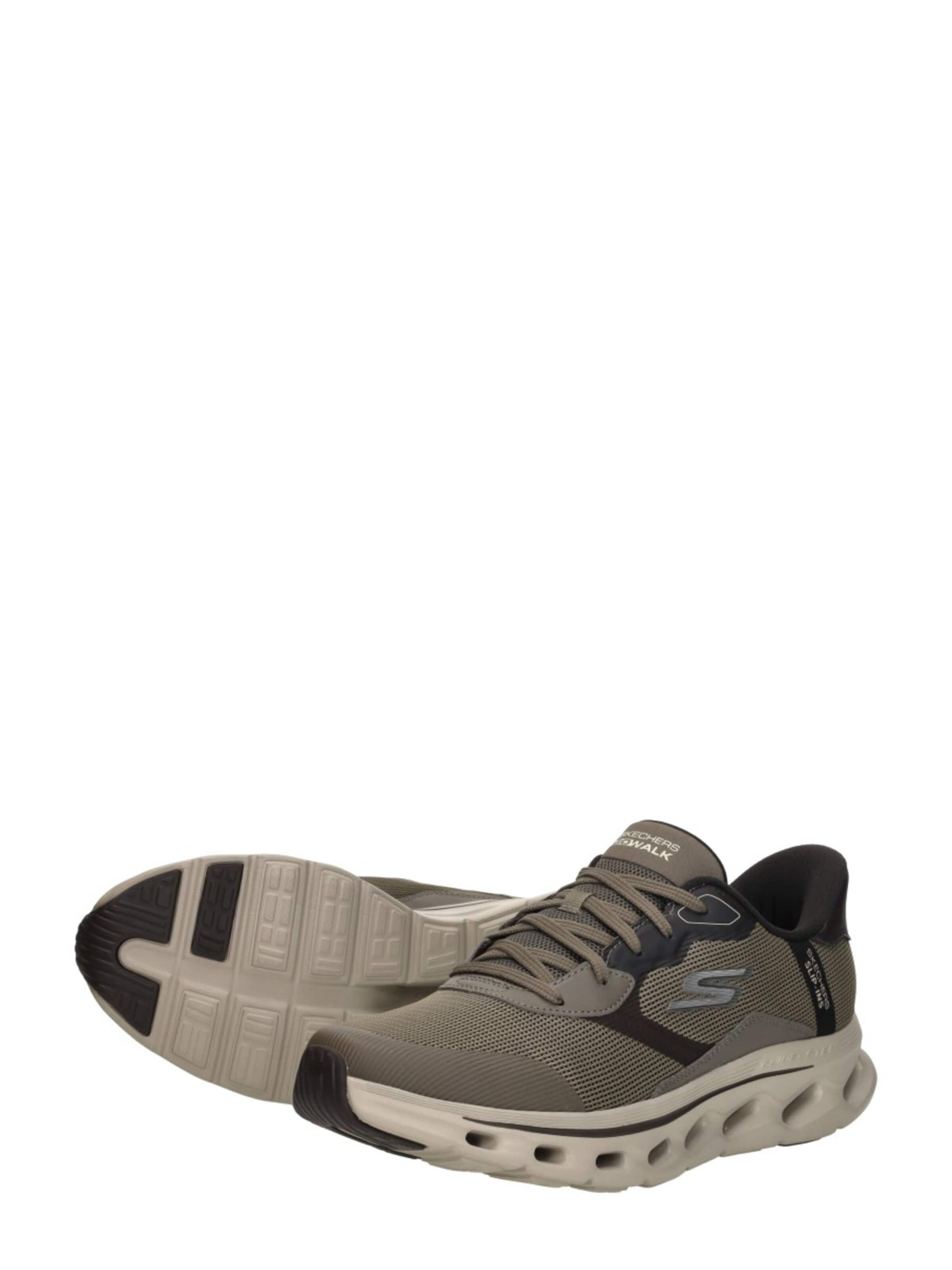 SKECHERS Platform trainers 'Slip-Ins: Go Walk Glide' in Grey