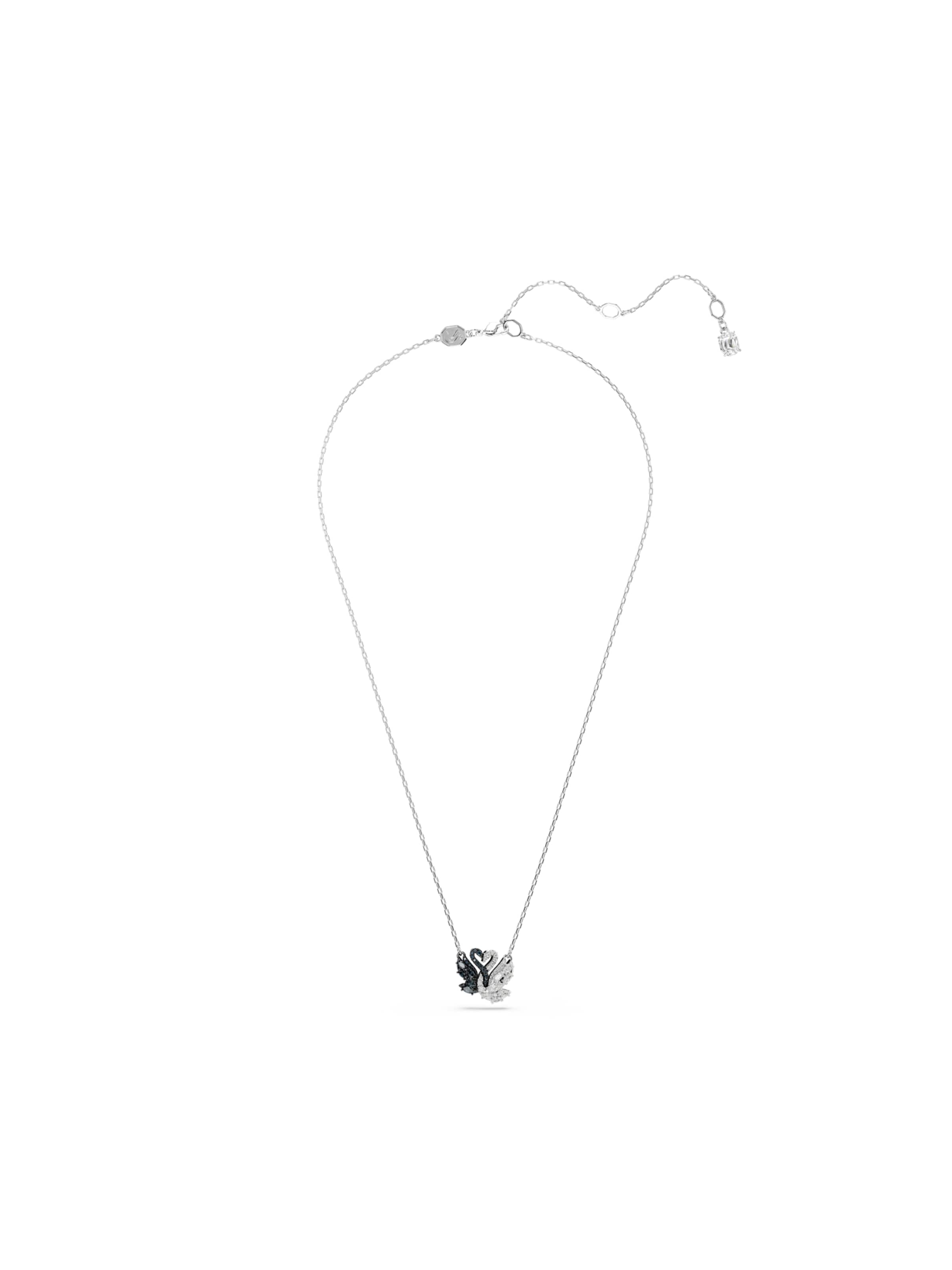 Swarovski Kette  'Swan' in Silber: Vorderseite
