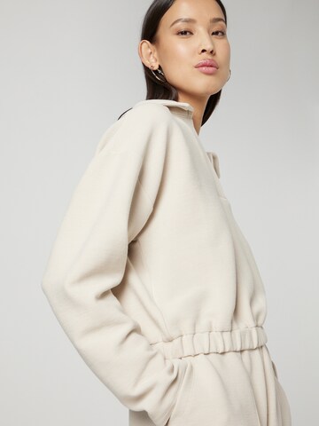 Sweat-shirt 'Linea' millane en beige