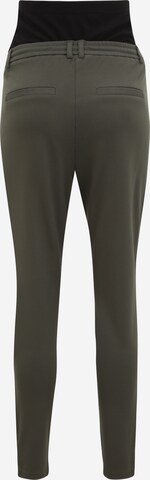 Only Maternity Slim fit Pleat-Front Pants in Green