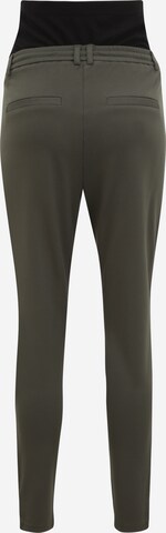 Coupe slim Pantalon à pince Only Maternity en vert