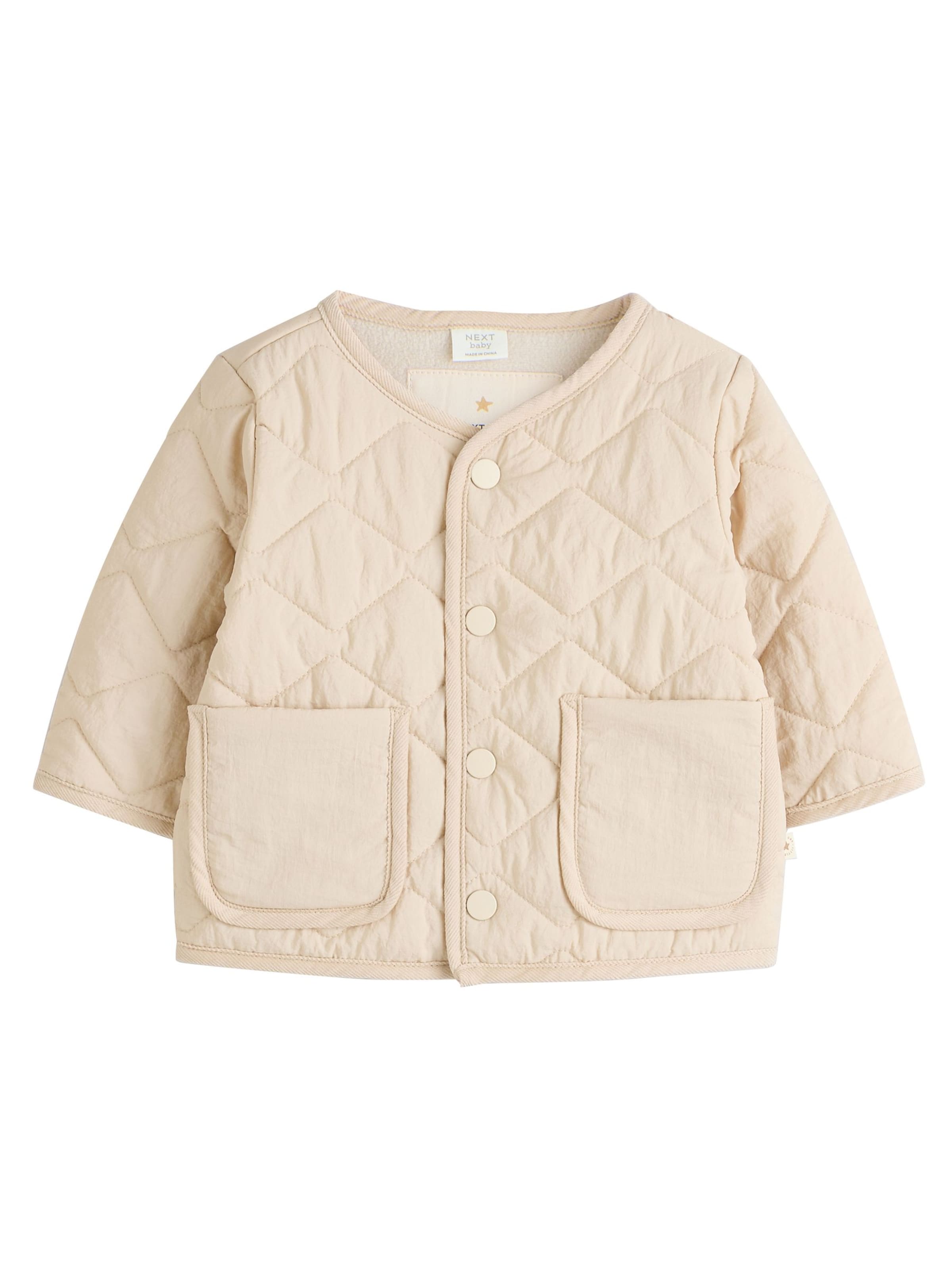 Next Jacke in Beige: Vorderseite