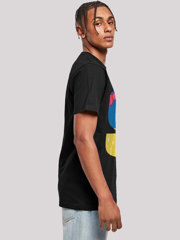 F4NT4STIC Shirt 'Disney Alphabet S Is For Snow' in Zwart