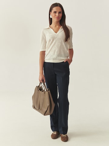 TATUUM Пуловер 'Zurra' в бяло