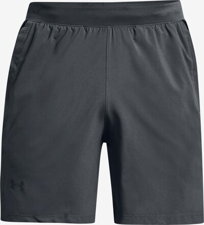 UNDER ARMOUR Sports trousers 'Launch' in Dark grey / Black, Item view