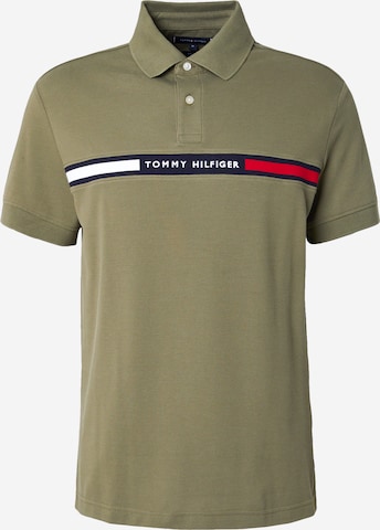 T-Shirt TOMMY HILFIGER en vert : devant