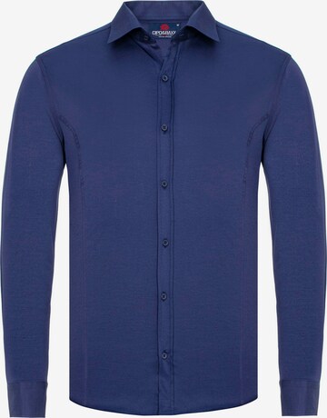 CIPO & BAXX Slim fit Button Up Shirt in Blue: front