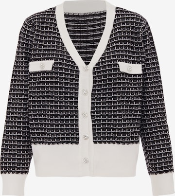 NAEMI Knit Cardigan in White: front