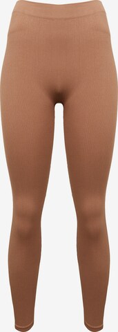 Leif Nelson Skinny Leggings in Bruin: voorkant