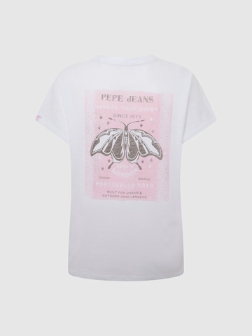 Pepe Jeans Shirts 'KEYRA' i hvid