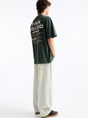 Pull&Bear T-Shirt in Grün