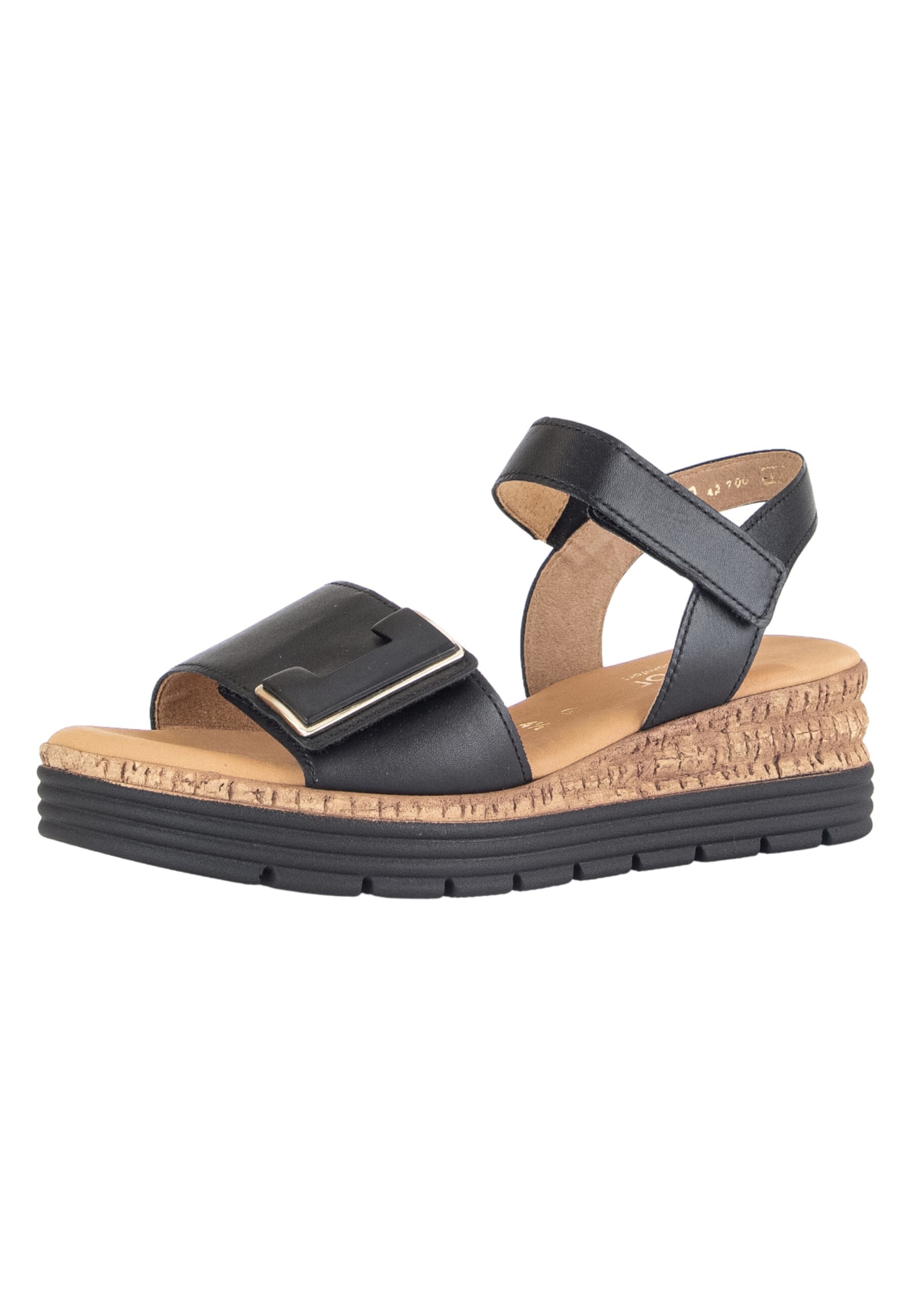 GABOR Sandaal 'G-Weite' in Zwart: voorkant