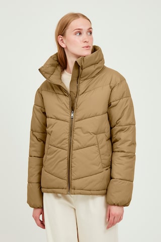 b.young Between-Season Jacket 'BYBOMINA PUFFER' in Brown: front