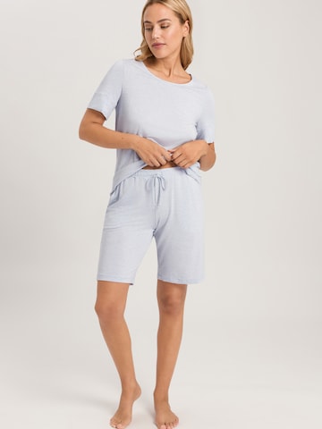 Hanro Pajama Pants ' Natural Elegance ' in Blue