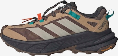 39-39,5 dydžio Pusbačiai 'Freehiker SL' iš ADIDAS TERREX, spalva – ruda / kapučino spalva / tamsiai ruda / akmens, Prekių apžvalga