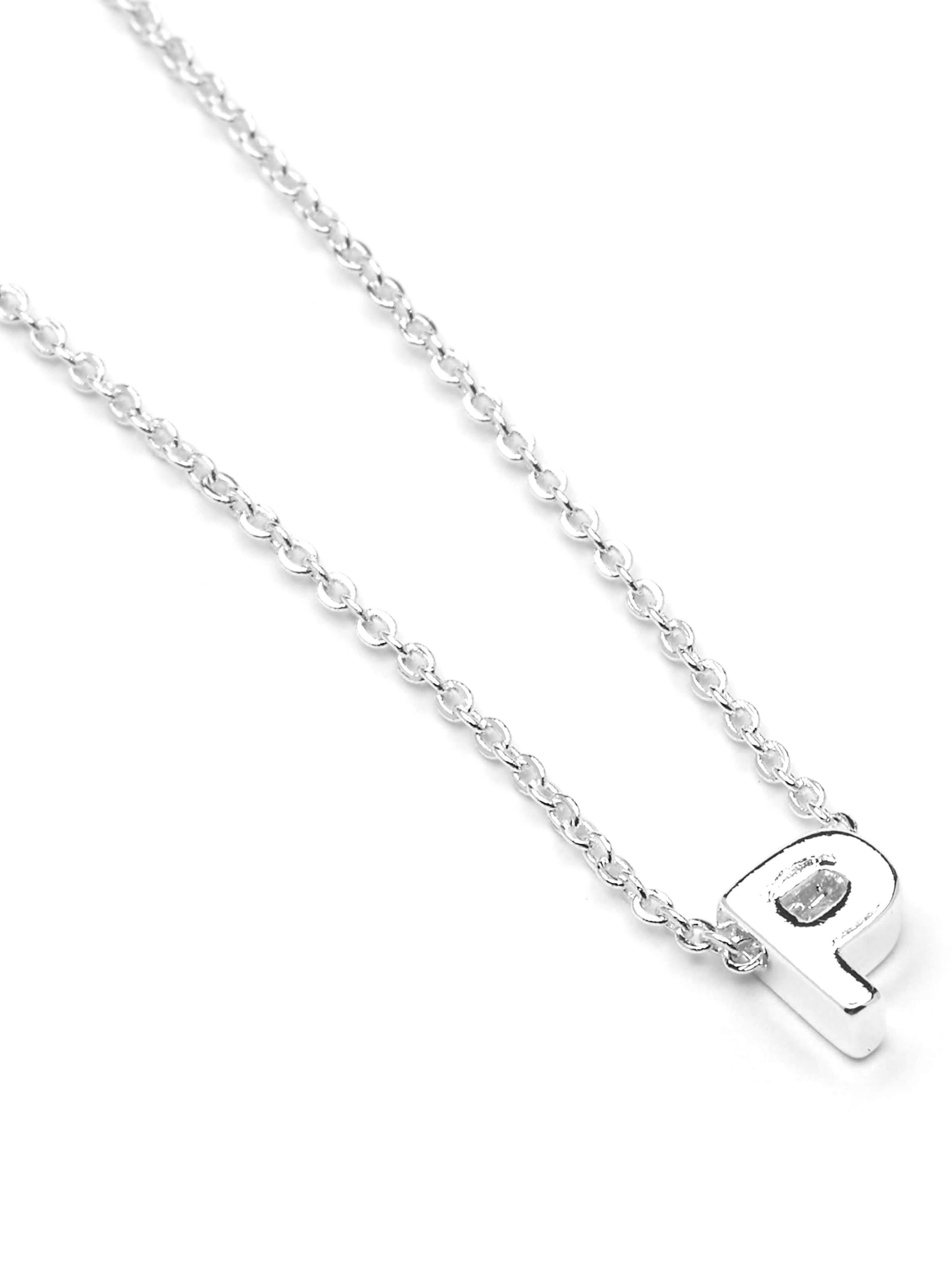 Chaîne 'Alphabet P' Luxenter en argent