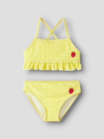 NAME IT Bralette Bikini 'NMFZammer' in Yellow