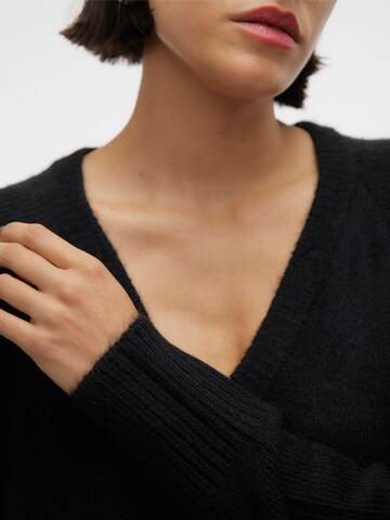 VERO MODA Knit dress 'VMEllylefile' in Black
