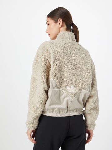 Veste en polaire 'Corduroy Fleece Mix' ADIDAS ORIGINALS en beige