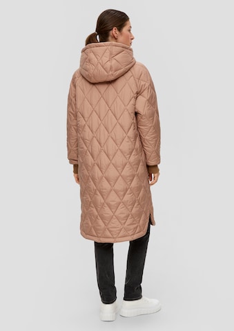 Manteau mi-saison QS en marron