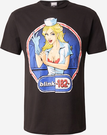 T-Shirt 'BLINK 182 -ENEMA OF THE STATE' AMPLIFIED en noir : devant