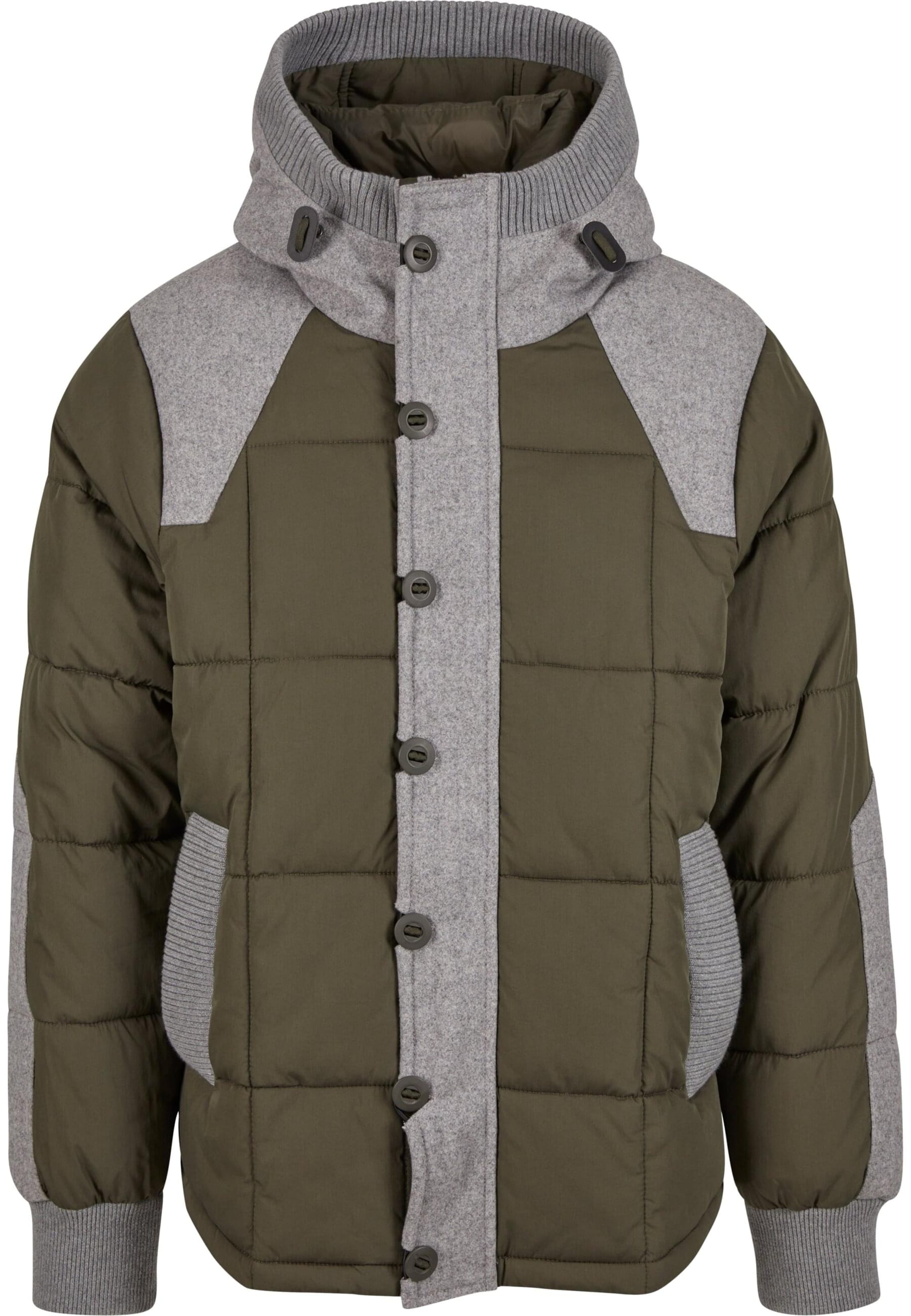 Giacca invernale 'Garret' di Brandit in verde: frontale