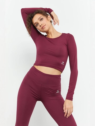Tommy Life Sporttop in Rood: voorkant