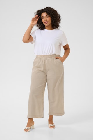 KAFFE CURVE Loosefit Broek 'KCNana' in Beige