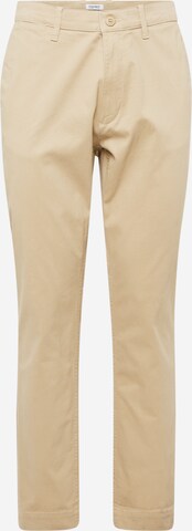 ESPRIT Slimfit Chinobyxa i beige: framsida