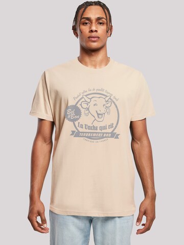 T-Shirt F4NT4STIC en beige : devant