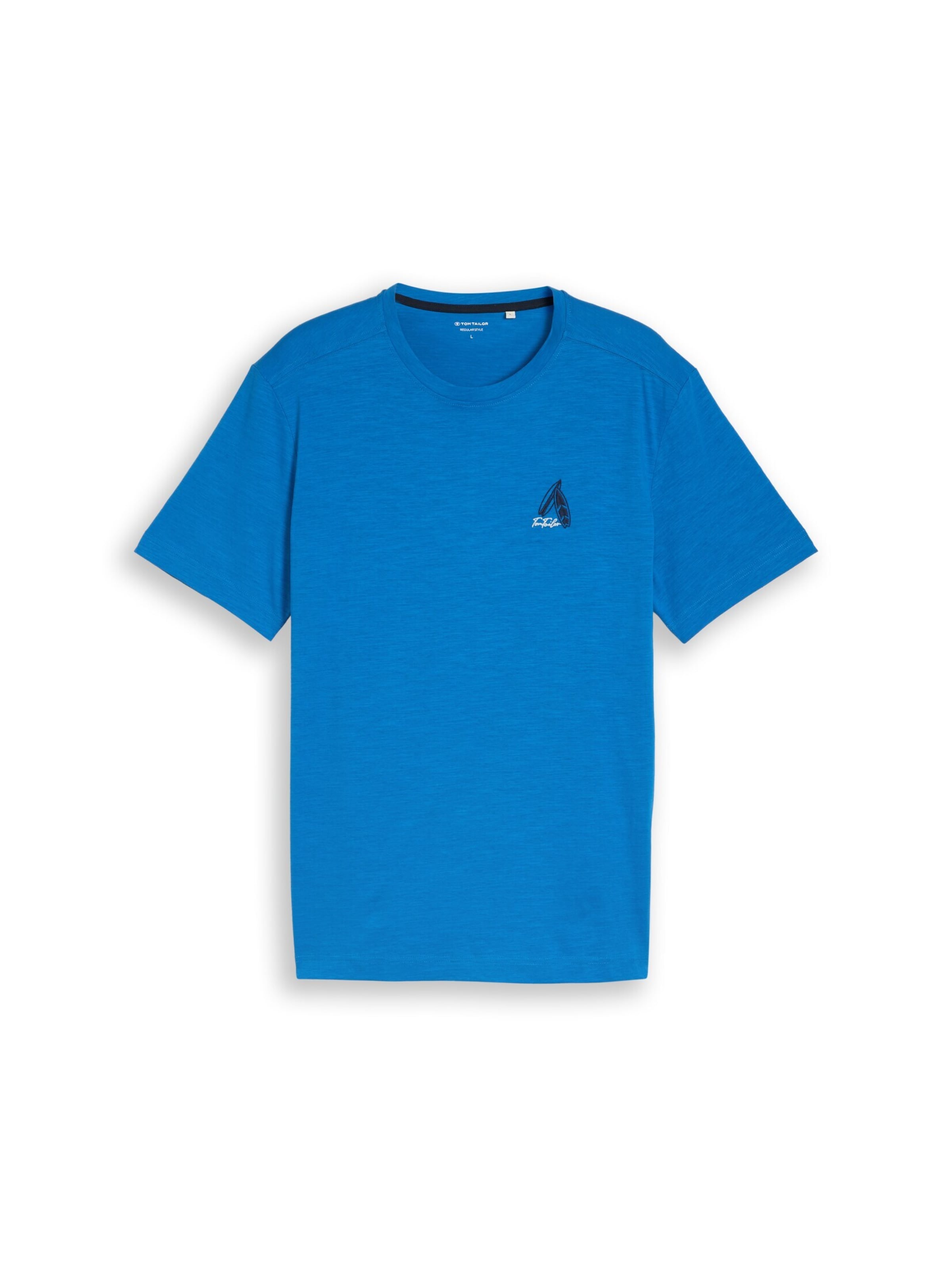 TOM TAILOR Shirt in Blauw: voorkant