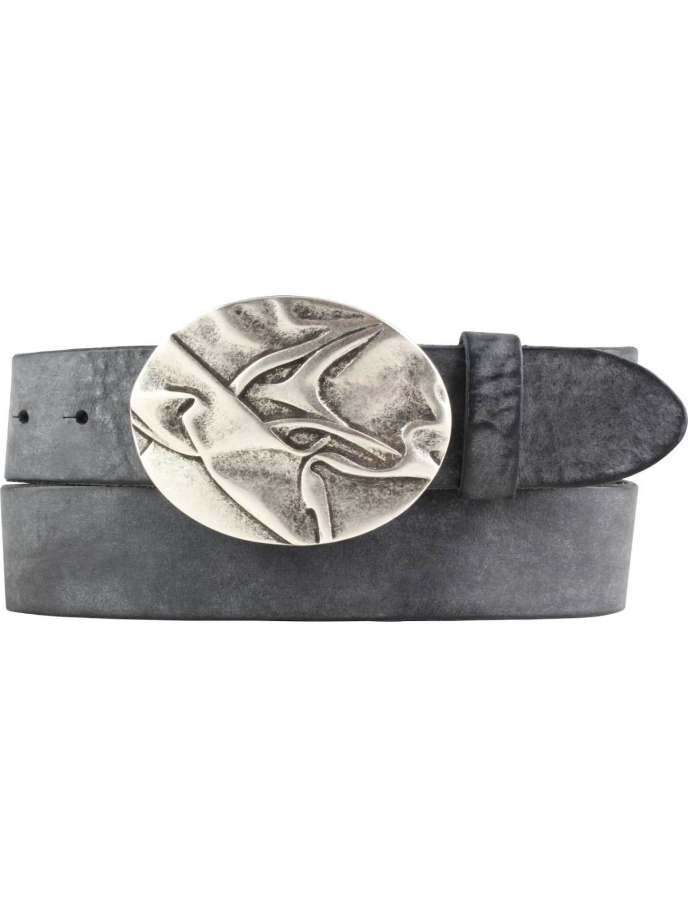 BELTINGER Belt 'Bergamoa' in Black: front