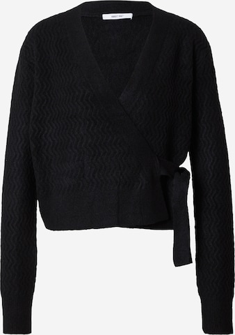 ABOUT YOU Knit Cardigan 'Astrid' in Black: front