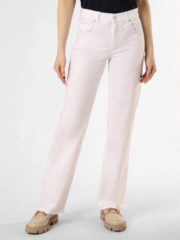 Angels Wide leg Jeans in White: front