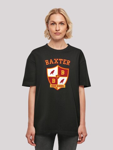 F4NT4STIC Oversized Shirt 'Sabrina Adventures Of Sabrina Men's Baxter Crest' in Black: front