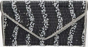 NAEMI Clutch in Schwarz: Vorderseite