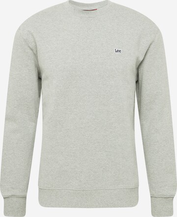 Lee Sweatshirt 'PLAIN CREW SWS' in Grey: front