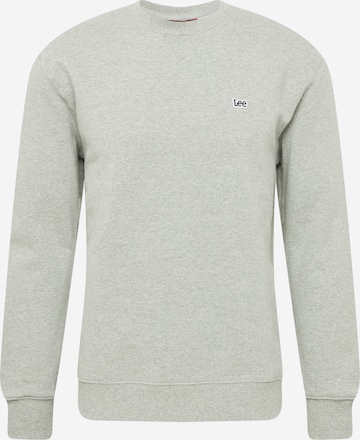 Felpa 'PATCH CREW SWS' di Lee in grigio: frontale