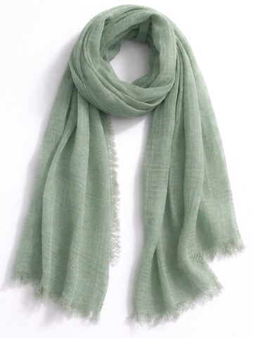 COLLEZIONE ALESSANDRO Scarf 'Soft-i' in Green: front