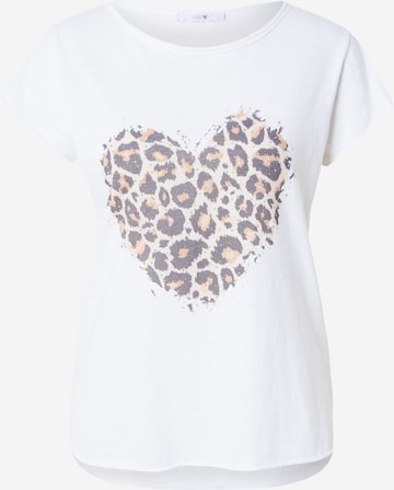 Hailys - Camisa 'Sv44enja' em branco: frente