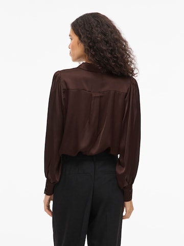 VILA Blouse 'VIEnna Ravenna' in Brown