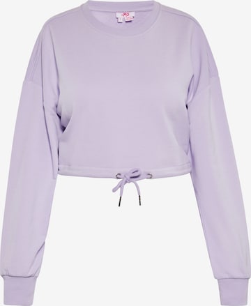 Sweat-shirt MYMO en violet : devant