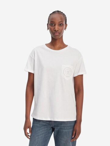 Top 'ECS MODA WA6372 JS923' di Liu Jo in bianco: frontale