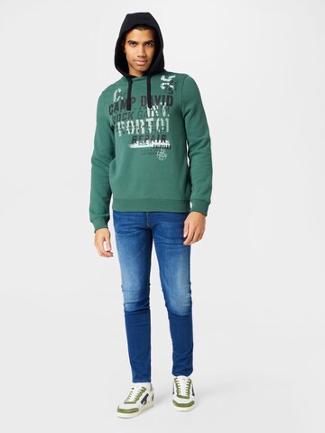 Sweat-shirt 'Shipyard' CAMP DAVID en vert