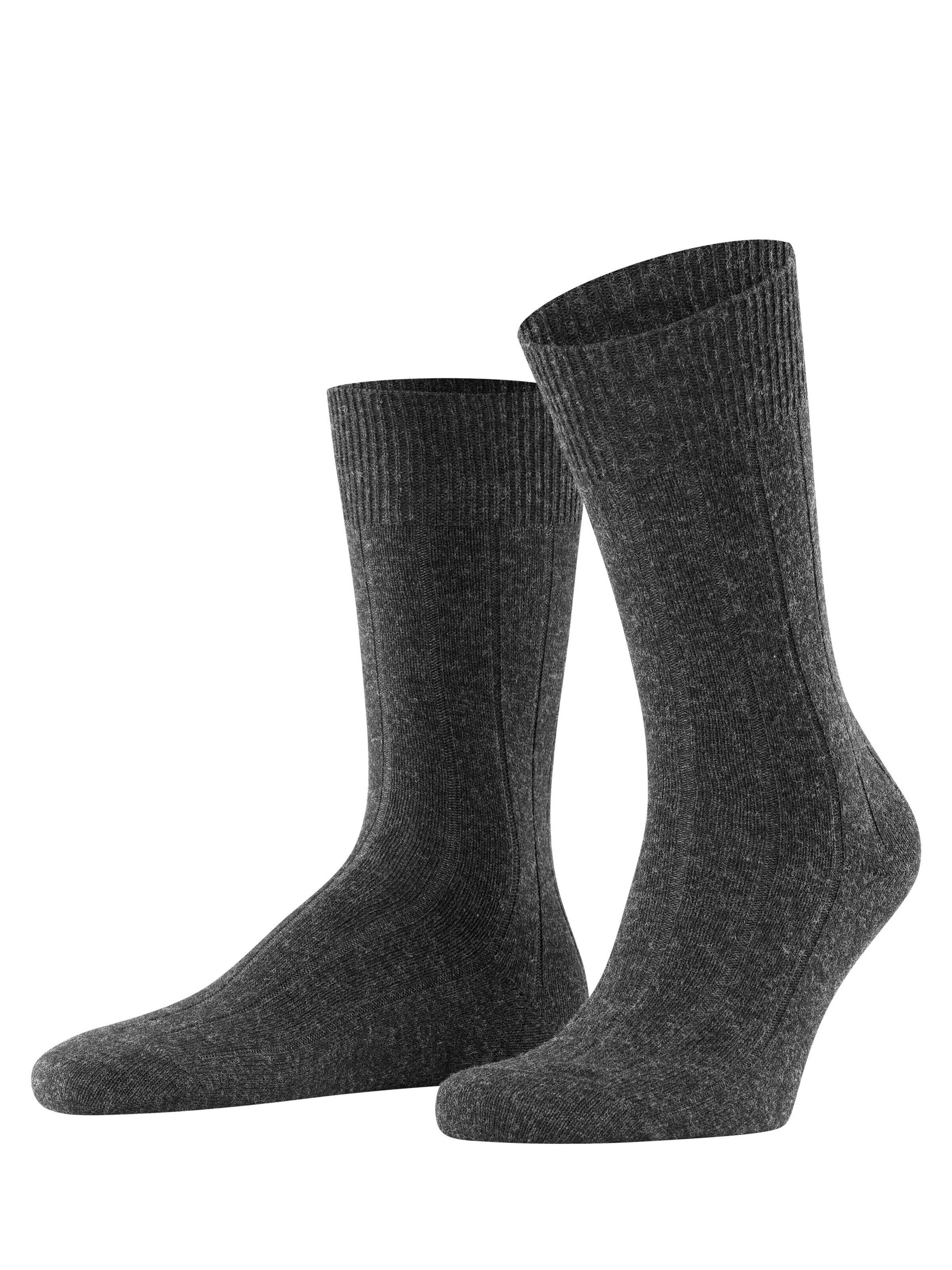 FALKE Socken 'Lhasa Rib'‌‌‌‌‌‌‌‌‌ in Grau: Vorderseite