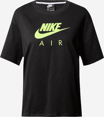 Tricou 'Air' Nike Sportswear pe verde neon / negru, Vizualizare produs