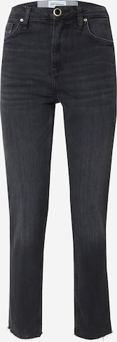 River Island Slimfit Farkut värissä musta: etupuoli